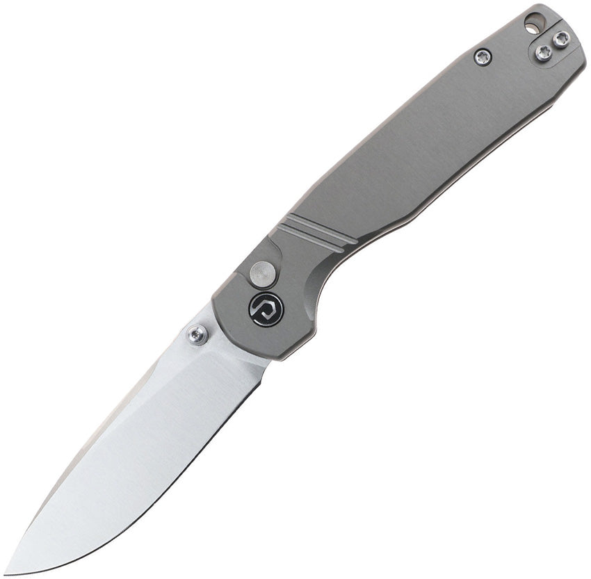 Delta Button Lock Gray - TD017GY