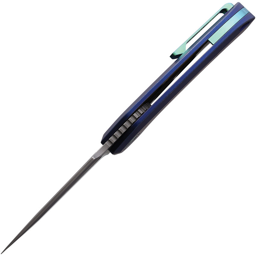 Oni XL Linerlock Blue Ti - DMN014XLTBL2