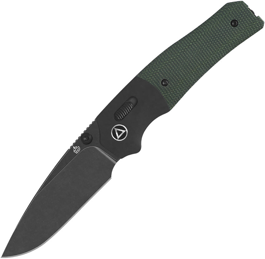 Vault Glyde Lock Green Micarta - QS157B2