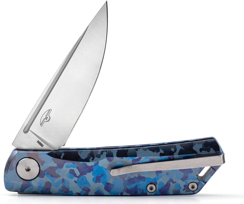 Luna TC Slip Joint Blue Camo - RS7001TC04B