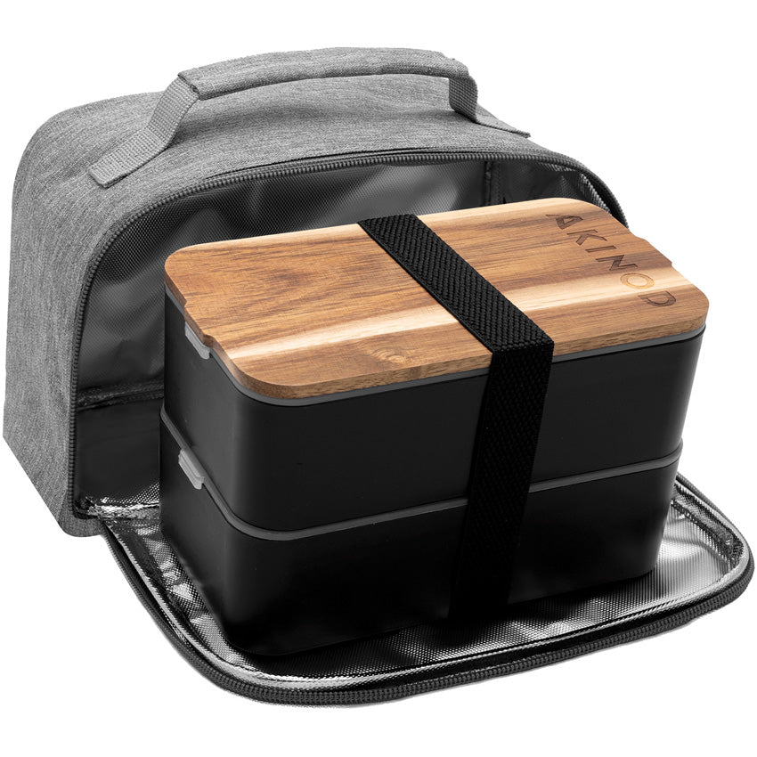Bento Lunch Bag Gray - AKI000045