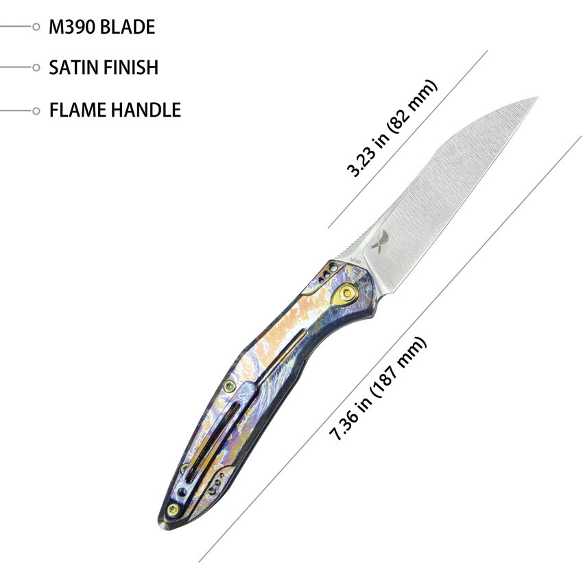 Barracuda Linerlock Flame - KUB299E