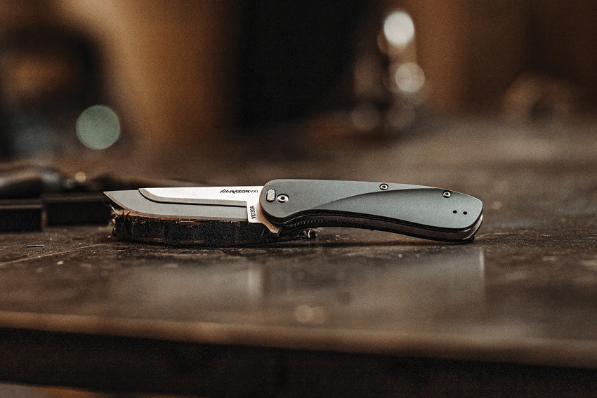 Razor VX1 Linerlock A/O Gray - OEVX130A