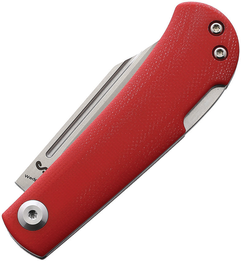 Wedge Lockback Red G10 - KT2026B2