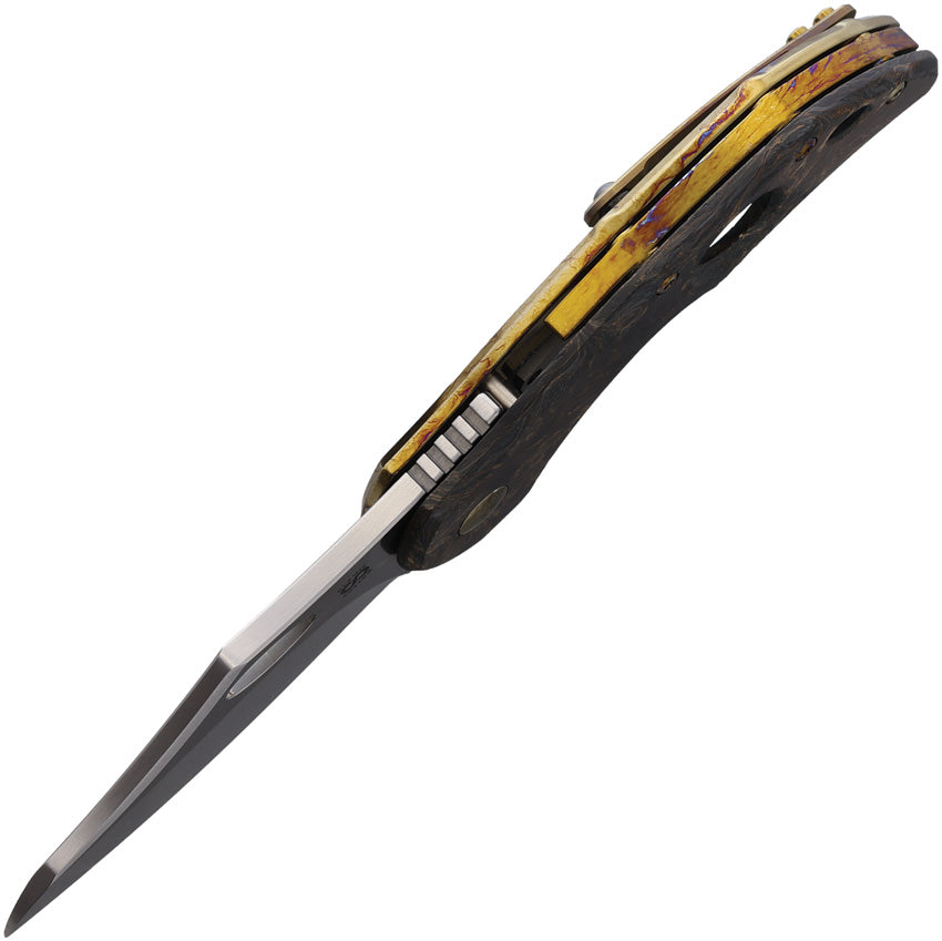 Busker Framelock Gold CF - OL982