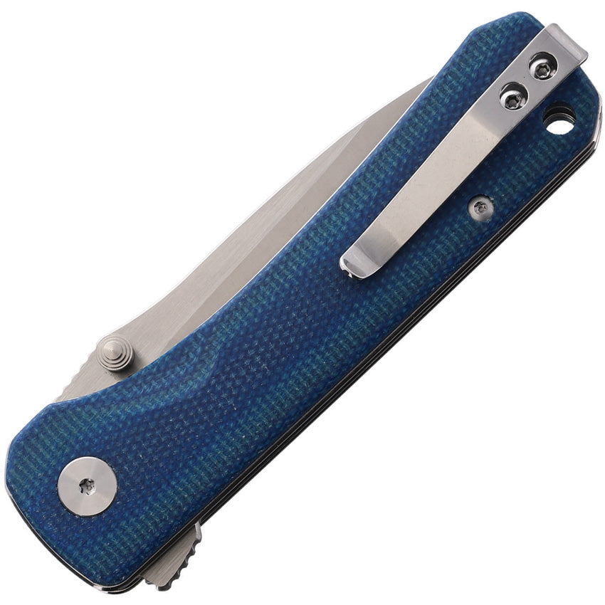 Hawk Linerlock Blue Micarta - QS131I