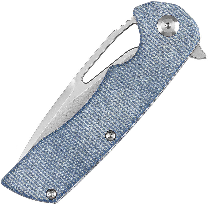 Kryo Framelock Blue Micarta - KT1001M3