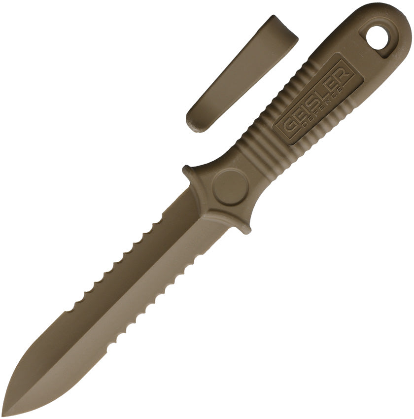 Long Kobe Boot Knife FDE - AMG5566