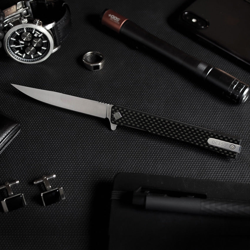 Solstice Linerlock Satin CF - OCA10CFS