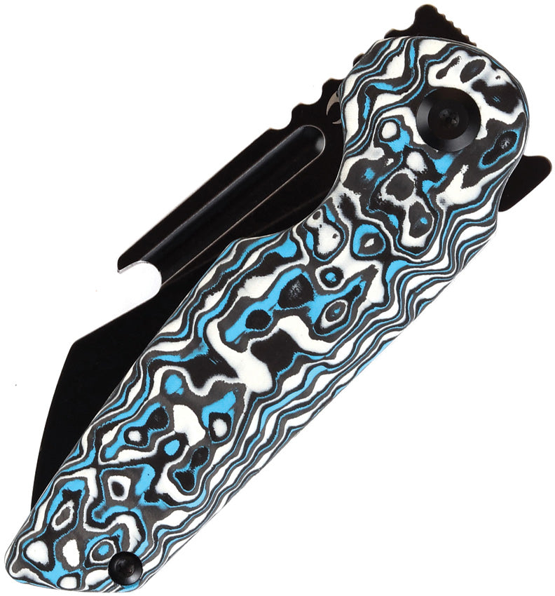 Rafe Linerlock Blue/White CF - K2048A6