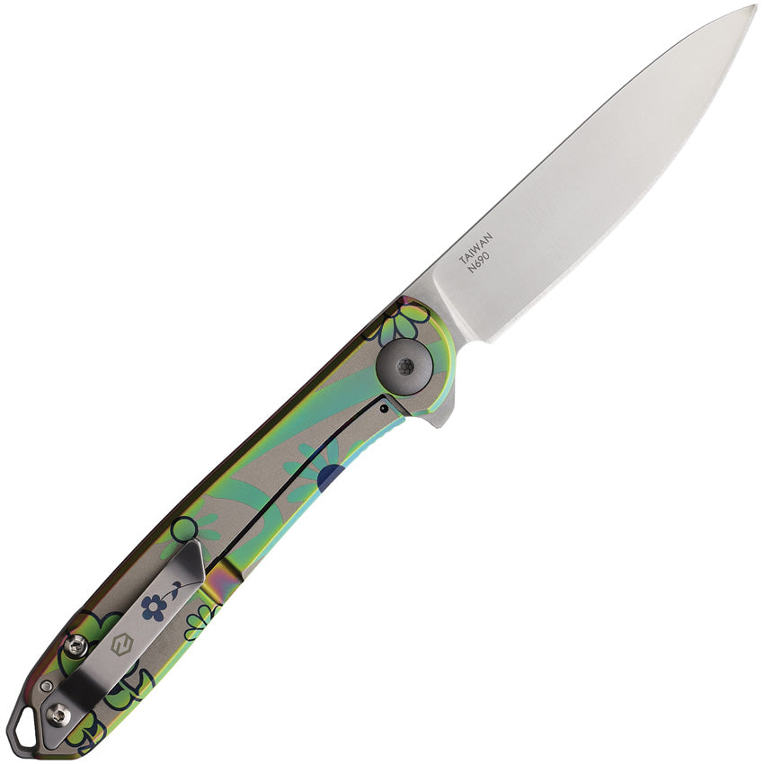 Tidbit Framelock Floral - KARB108
