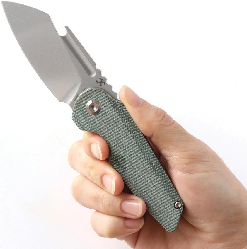 Rafe Linerlock Green Micarta - K2048A3