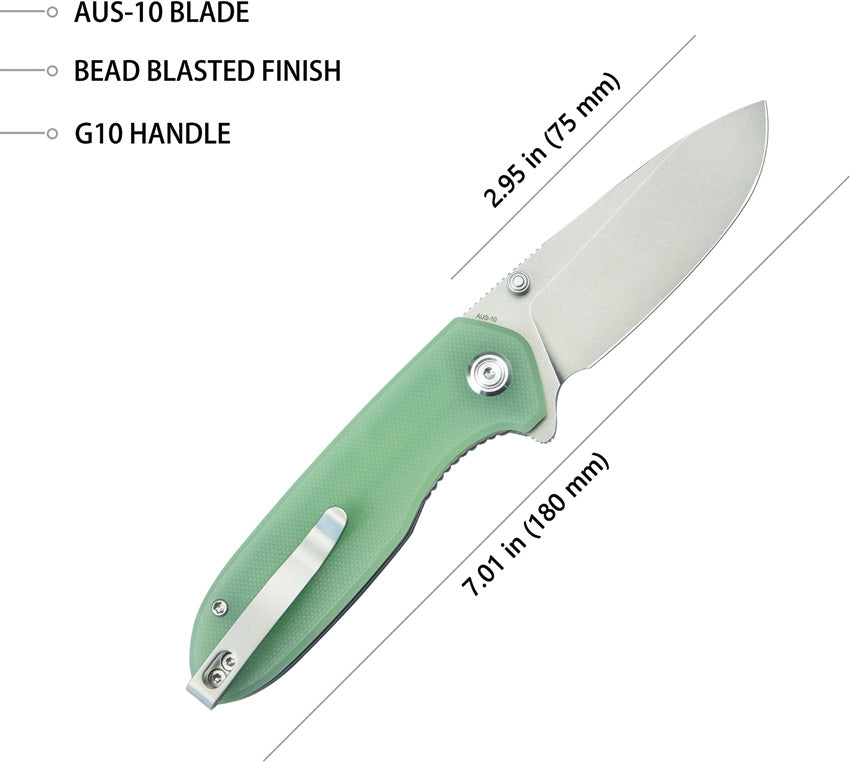 Belus EDC Linerlock Jade - KUB342F