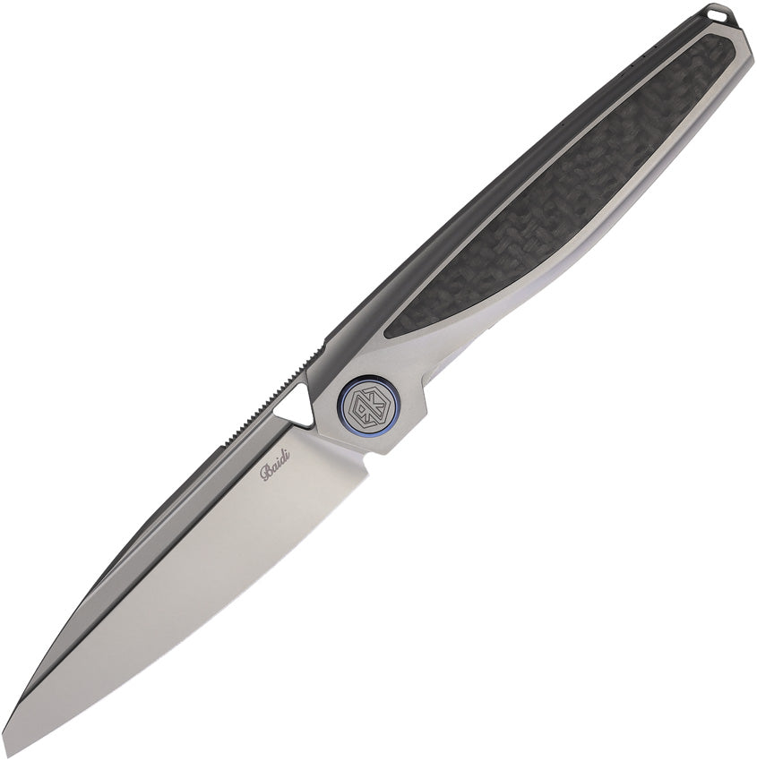 Baidi-S Linerlock Black CF - RKBAIDISBCF