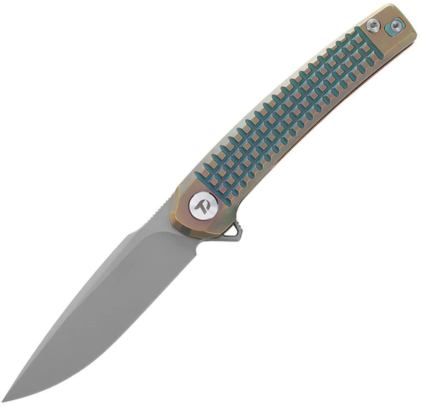 Framelock Ti Green - DTK9613GR