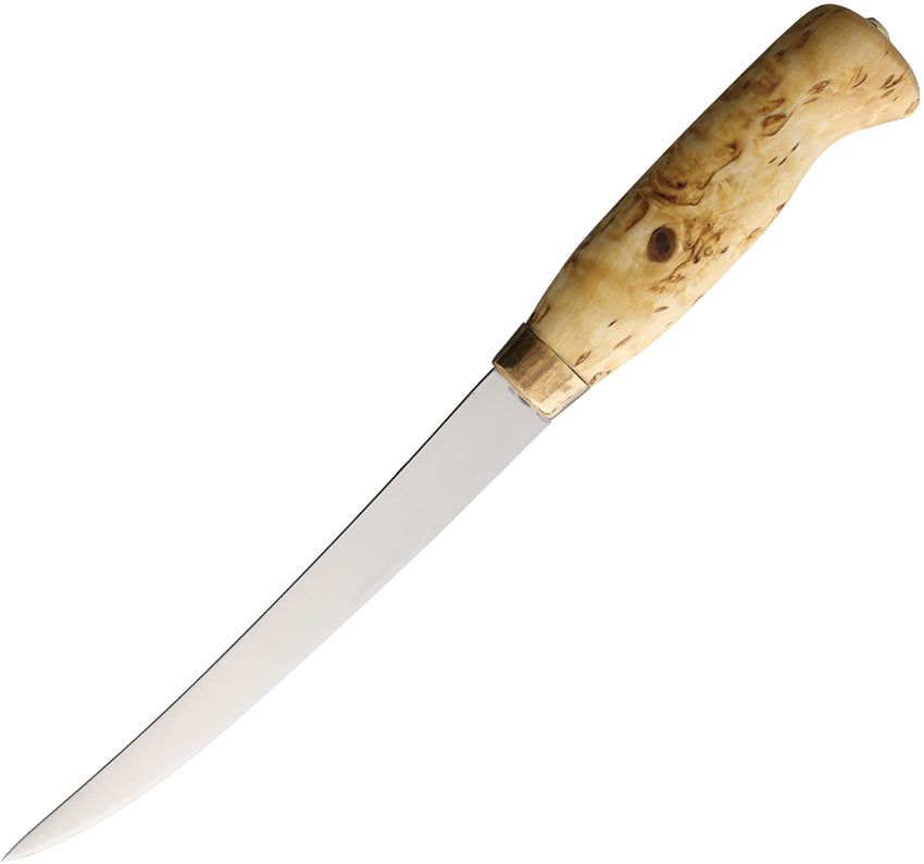 Fillet Knife Curly Birch - WJ23F