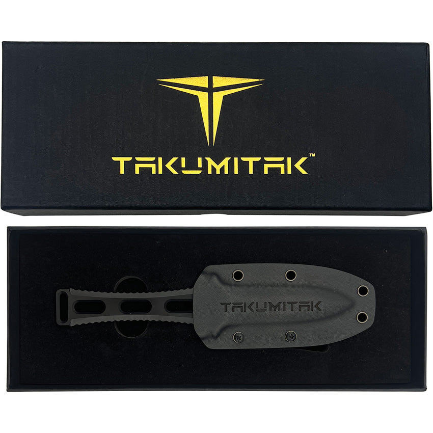 Hidden Anger Fixed Blade Black - TKF205BK
