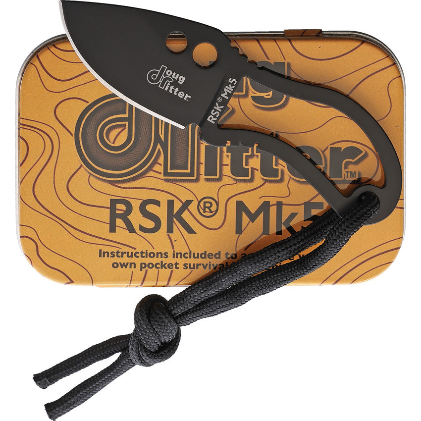 RSK MK5 Fixed Blade Black - DRMK5K