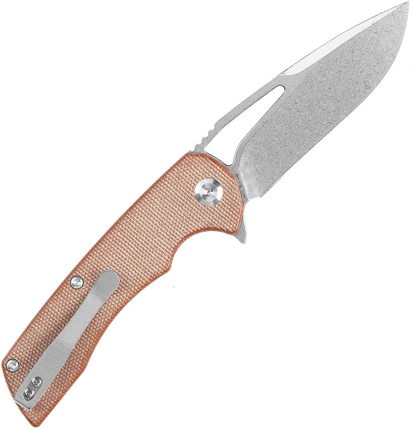Kryo Framelock Brown Micarta - KT1001M4