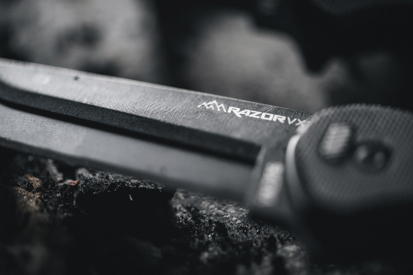 Razor VX2 Linerlock A/O Black - OEVX230B