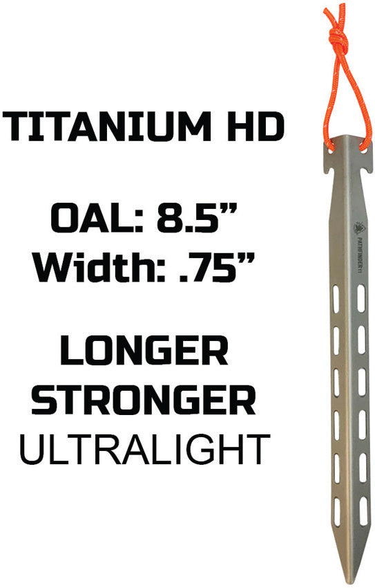 Titanium Tent Stake Set 8pc - PTH208