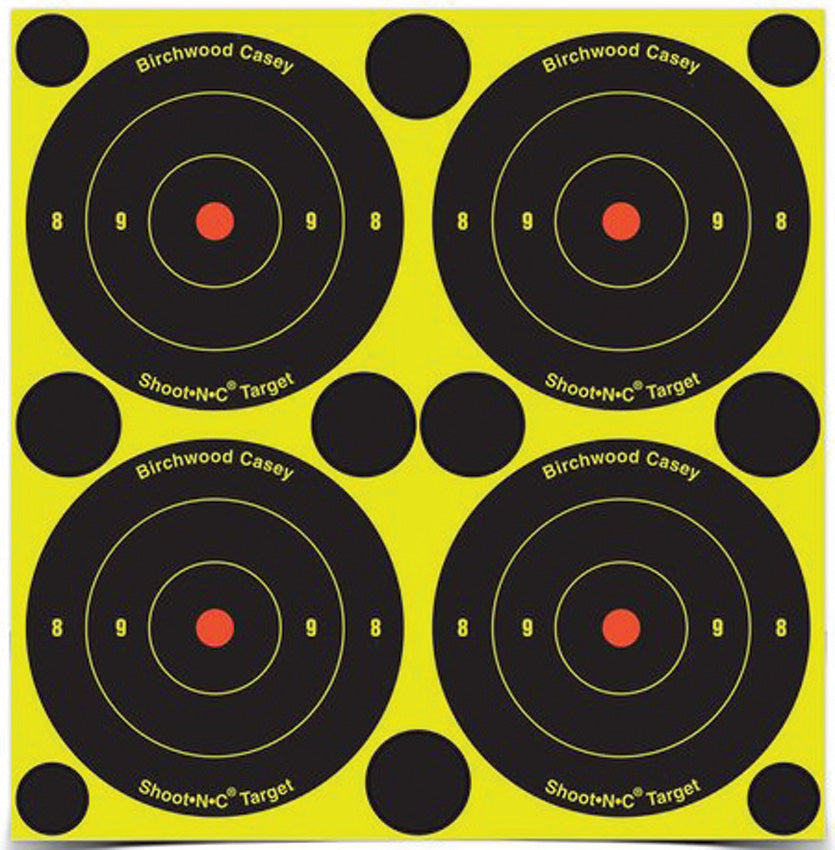 Shoot-NC 3in Bulls Eye Target - BDC34375