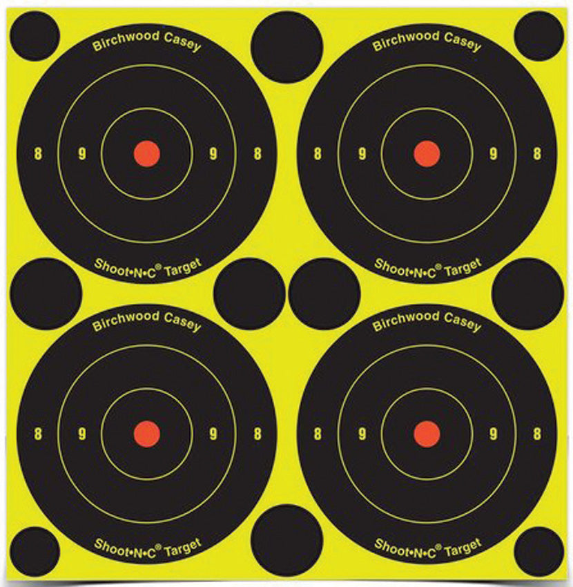 Shoot-NC 3in Bulls Eye Target - BDC34315