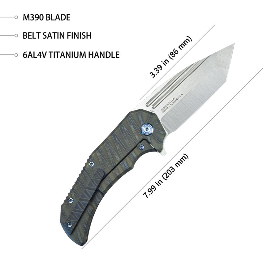 Bravo 1 Framelock Ti Tanto Fl - KUB366B