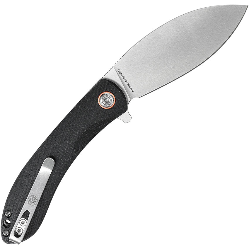 Nightshade LT Linerlock Blk - VOSNSNTMK