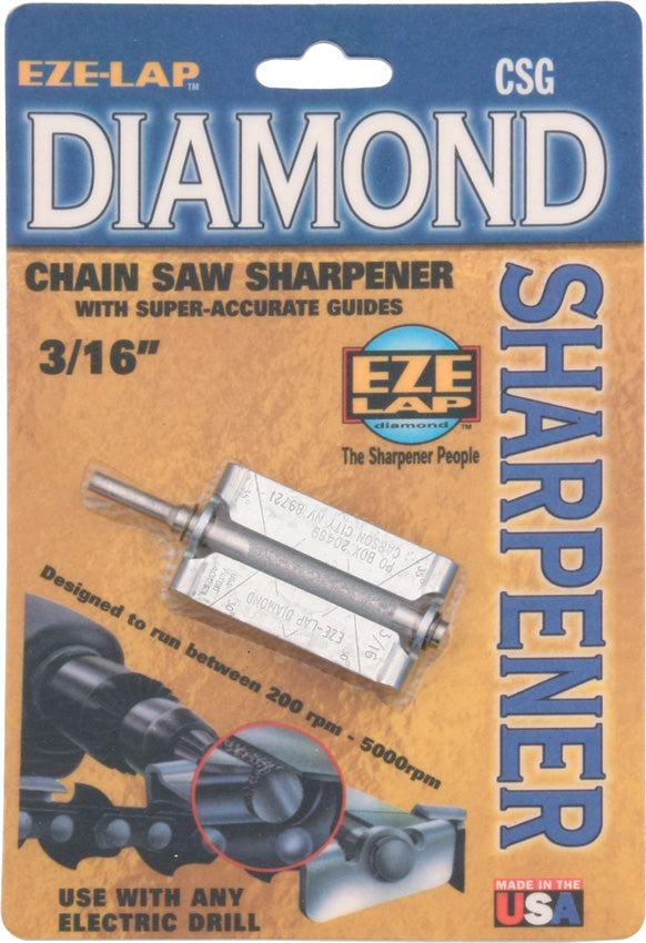Diamond Chain Saw Sharpener - EZLCSG316