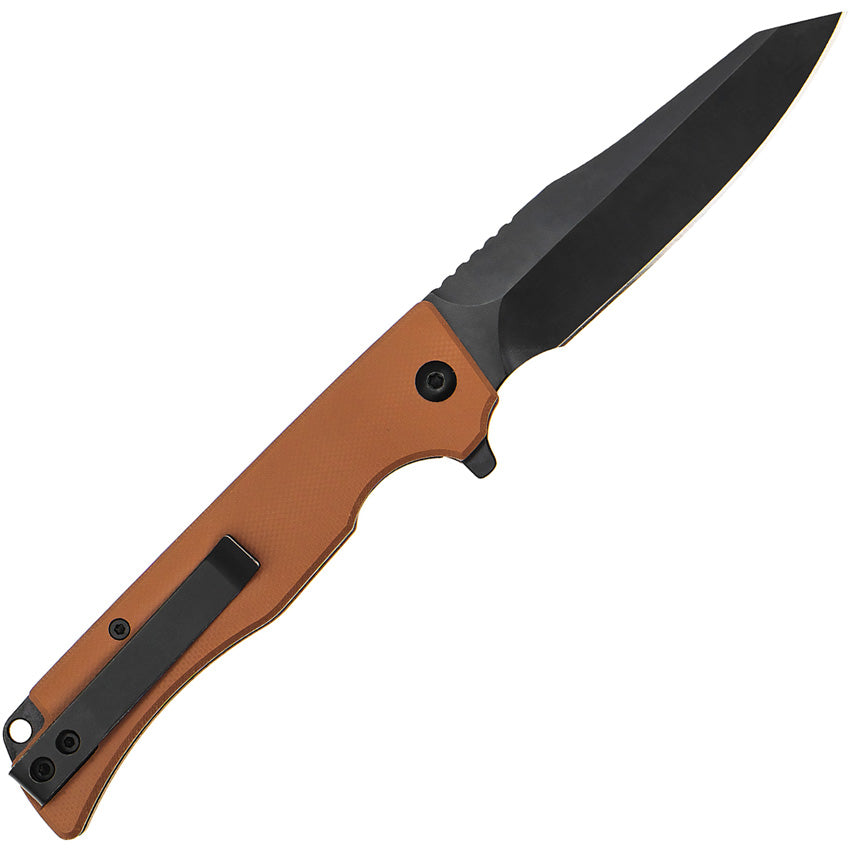 Ausus-Slim Linerlock Brown - STAT117BRN