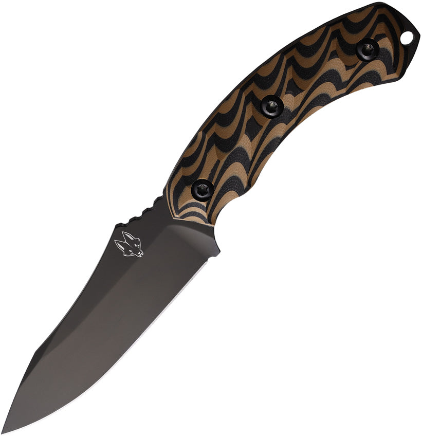 Jackal Fixed Blade Black Tan - SG20533