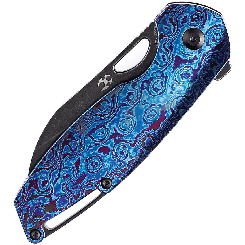Model 6 Framelock Timascus - K1022B4