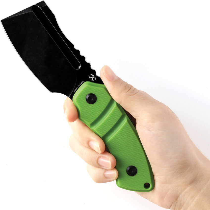 Korvid S Fixed Blade Green G10 - KG2030A3