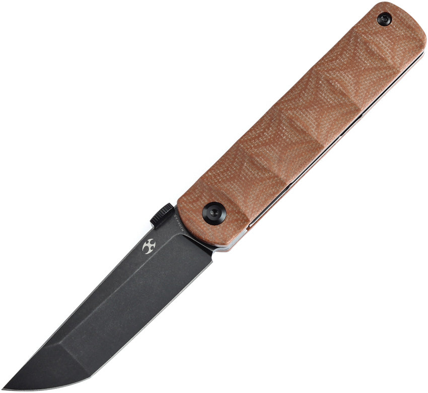 BTF Linerlock Brown Micarta - K1064A5