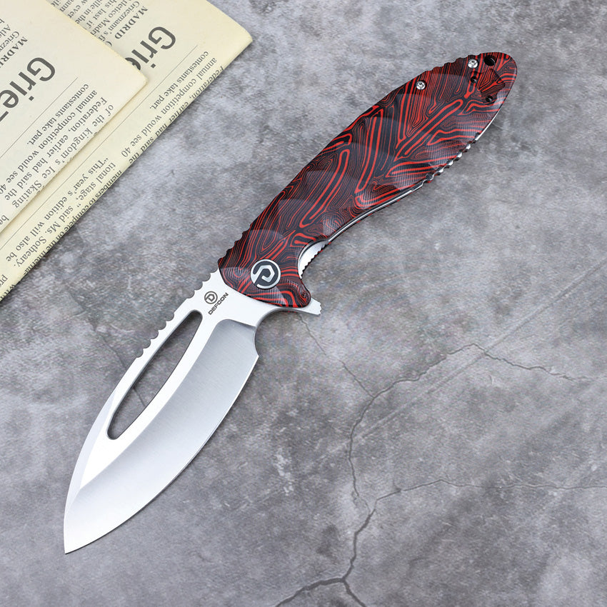 Tactical Linerlock Red - TD009FRD