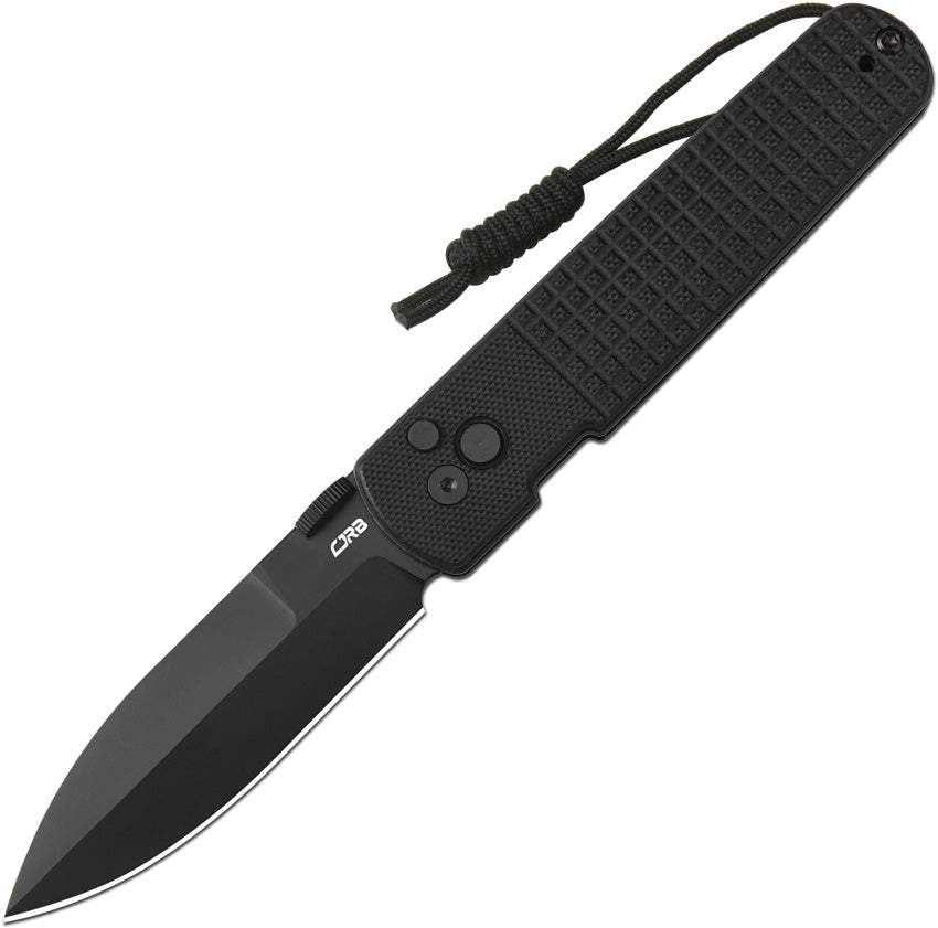 Locust Button Lock Black G10 - J1951BBK