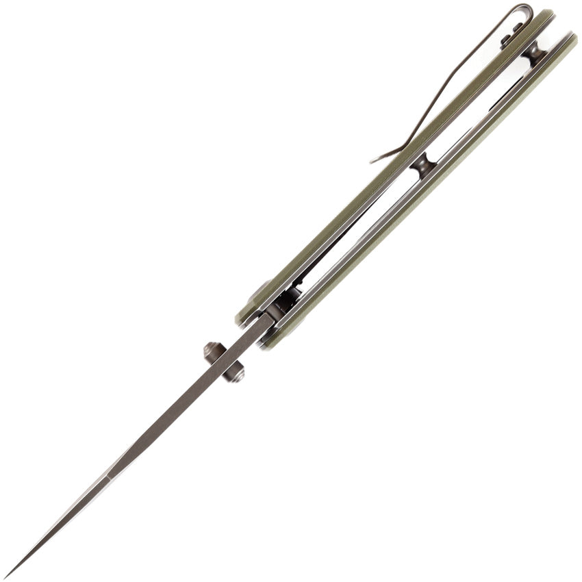 Nesstreet Linerlock Olive G10 - KT1039A3