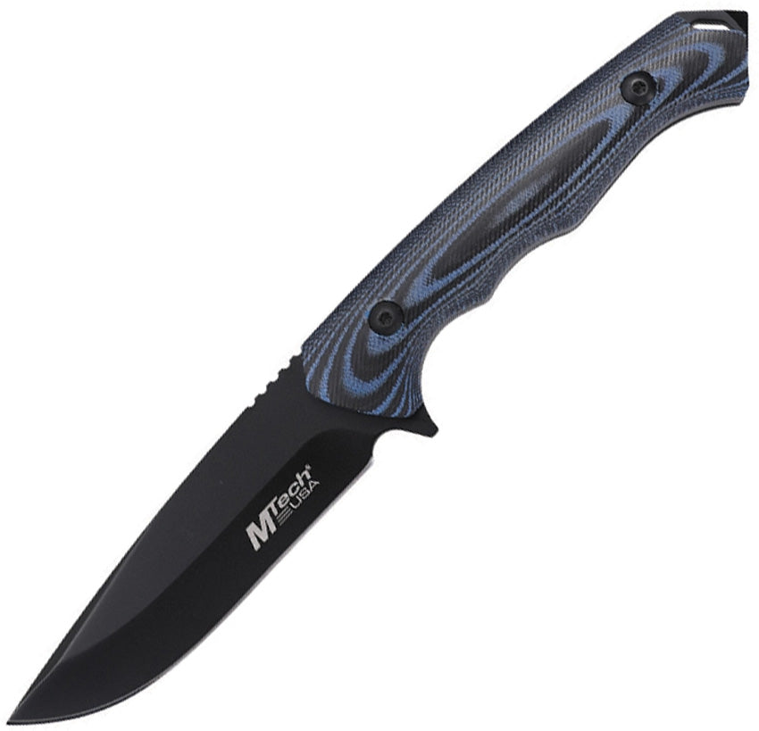 Fixed Blade Blue Micarta - MTFIX006BL