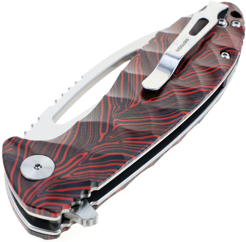 Tactical Linerlock Red - TD009FRD