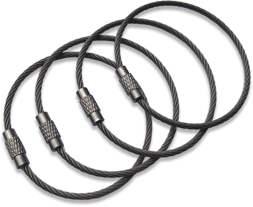 Twist Lock Cable Ring Uncoated - SIL004ASP