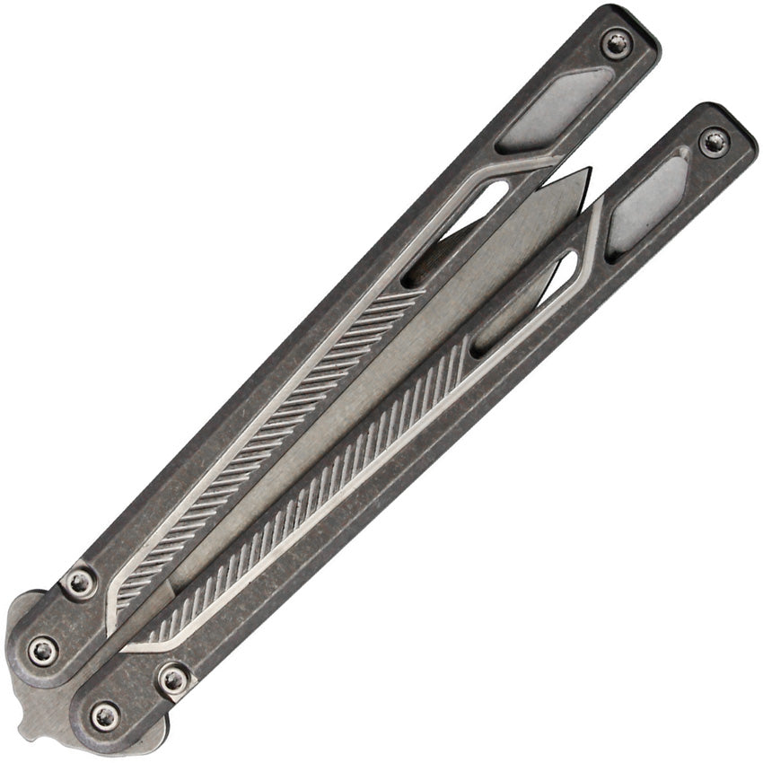 Serpent Butterfly Knife Gray - EOS074
