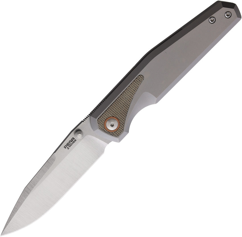 Alacran Framelock Grn Micarta - PE57