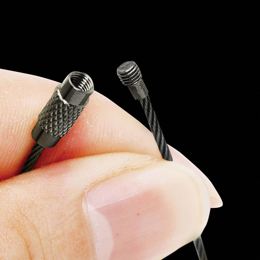 Twist Lock Cable Ring Uncoated - SIL004ASP