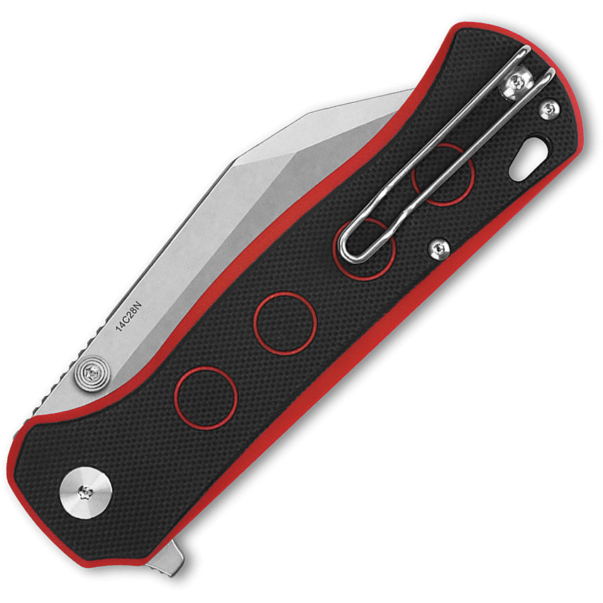 Swordfish Button Lock Blk/Rd - QS149A1