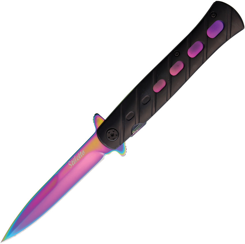 Stiletto Linerlock A/O Rainbow - EE10A84BRB