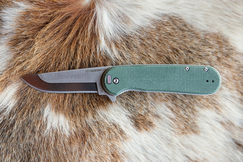 Razor VX3 Linerlock A/O Green - OEVX330B