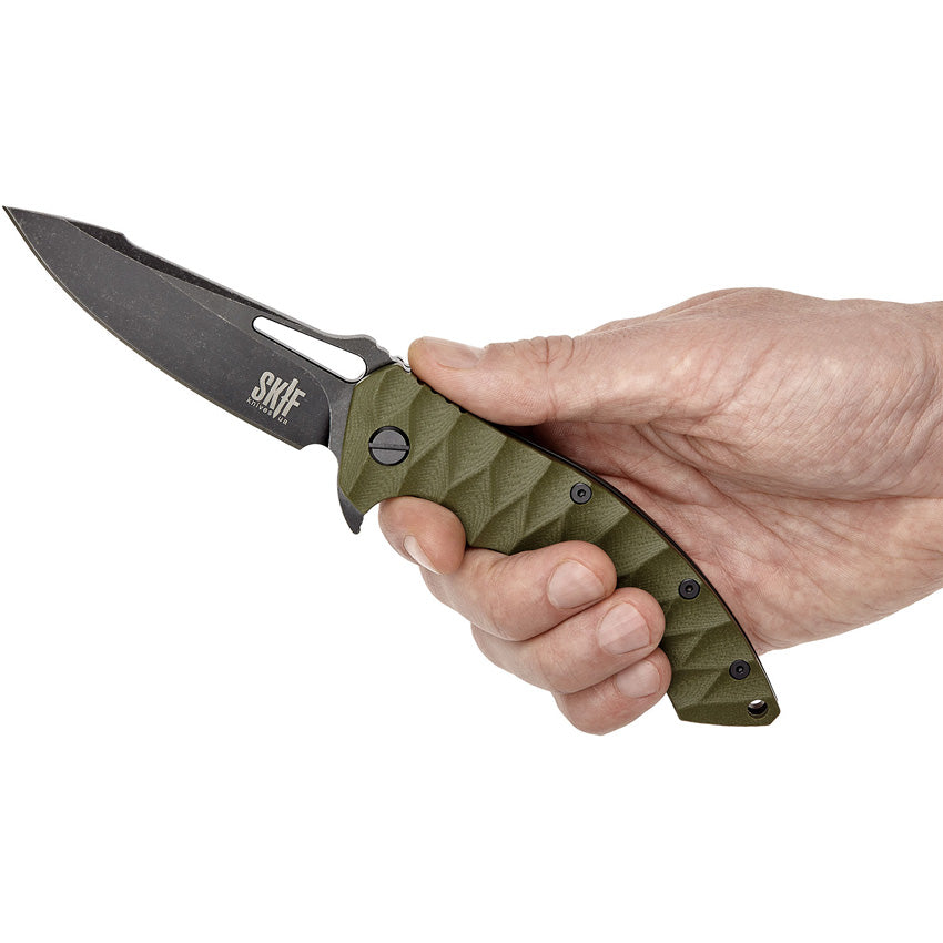 Shark Framelock BSW Olive - SKF421SEBG