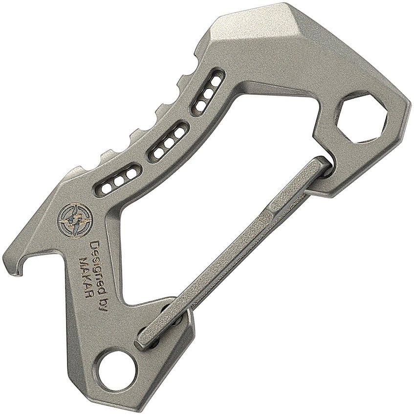 Bestechman Ti Carabiner Gray - BTKM15A