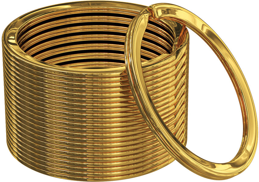 Split Key Rings Gold - SIL001GLD